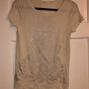J. Crew gray silver tshirt Small